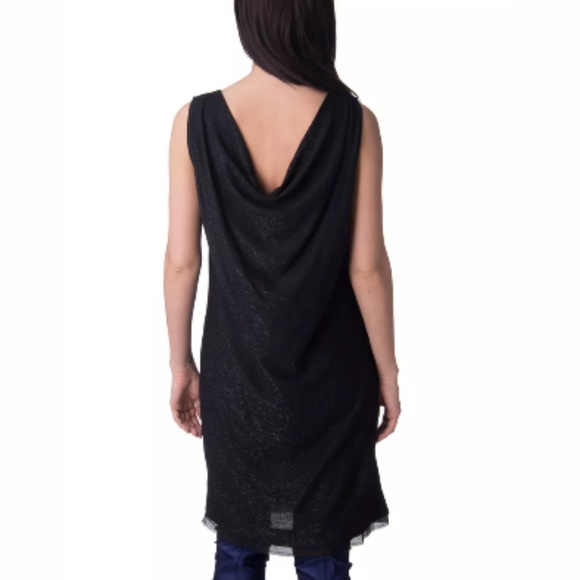 Liu Jo Dresses & Skirts - NWT$200 Liu Jo Draped Back Sheer Lined LBD Sz XL